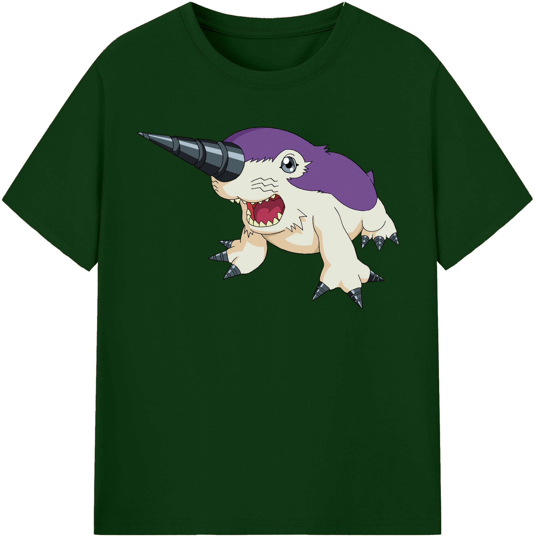 （画像用） Digimon デジタルモンスター/デジモン 綿100％半袖Tシャツ（フロントプリント）
